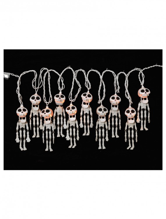 10 Ct. Electric Skeleton String Lights Set buy now