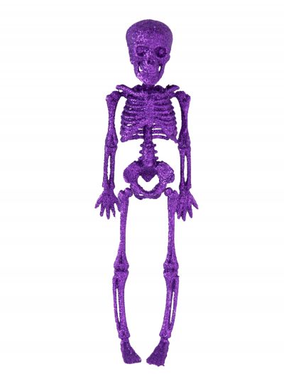 11.5" Purple Glitter Skeleton buy now