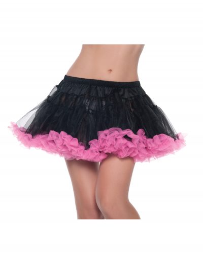 12" Black and Pink 2-Layer Petticoat buy now