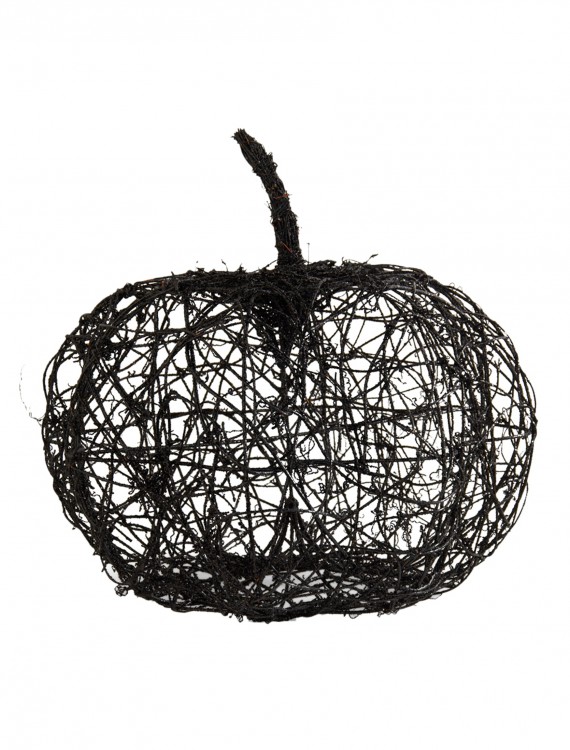 16.5" Black Wire Glitter Pumpkin buy now