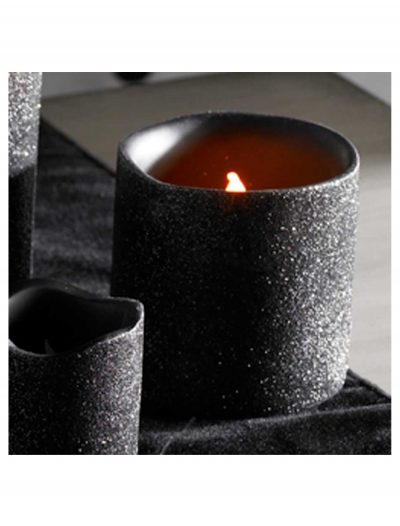 3 Inch Black Glitter LED Candle buy now