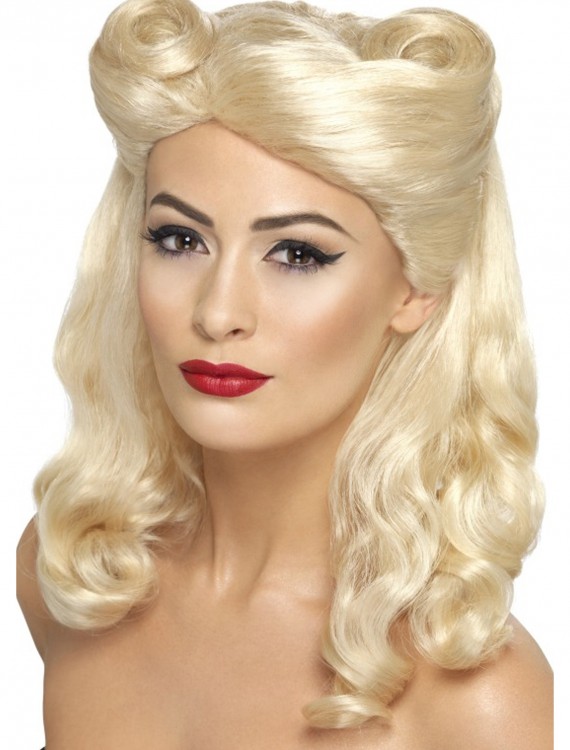 40's Blonde Pin Up Wig buy now