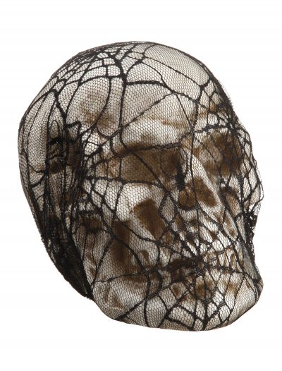 6 inch Spider Web Lace-covered Skull buy now