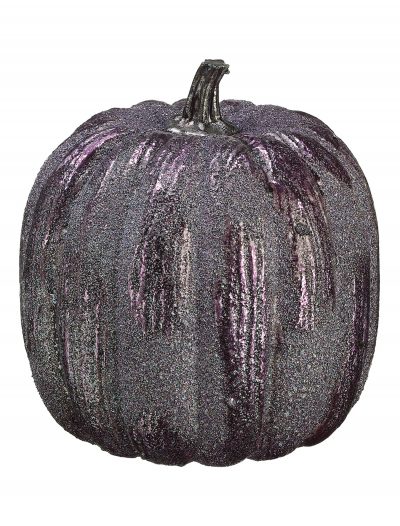 6" Purple Glittered Pumpkin buy now