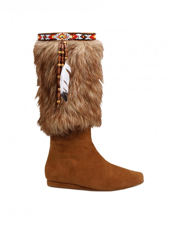 Adult Brown Indian Boots buy now