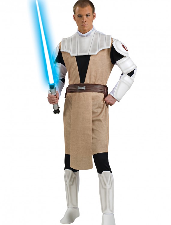Adult Deluxe Obi Wan Kenobi Clone Wars Costume buy now