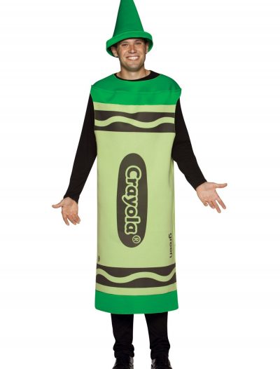 Adult Green Crayon Costume buy now