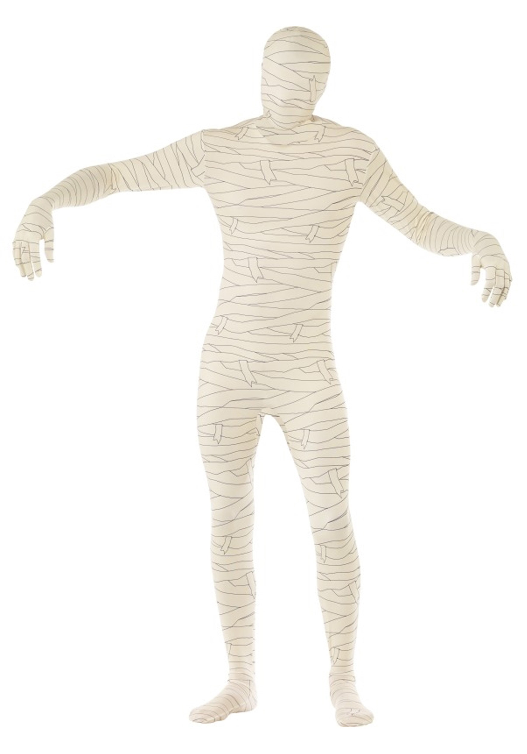 Adult Mummy Second Skin Costume - Halloween Costumes.