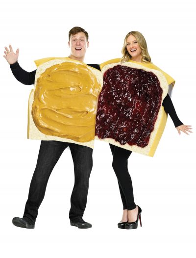 Adult Peanut Butter and Jelly Costume buy now