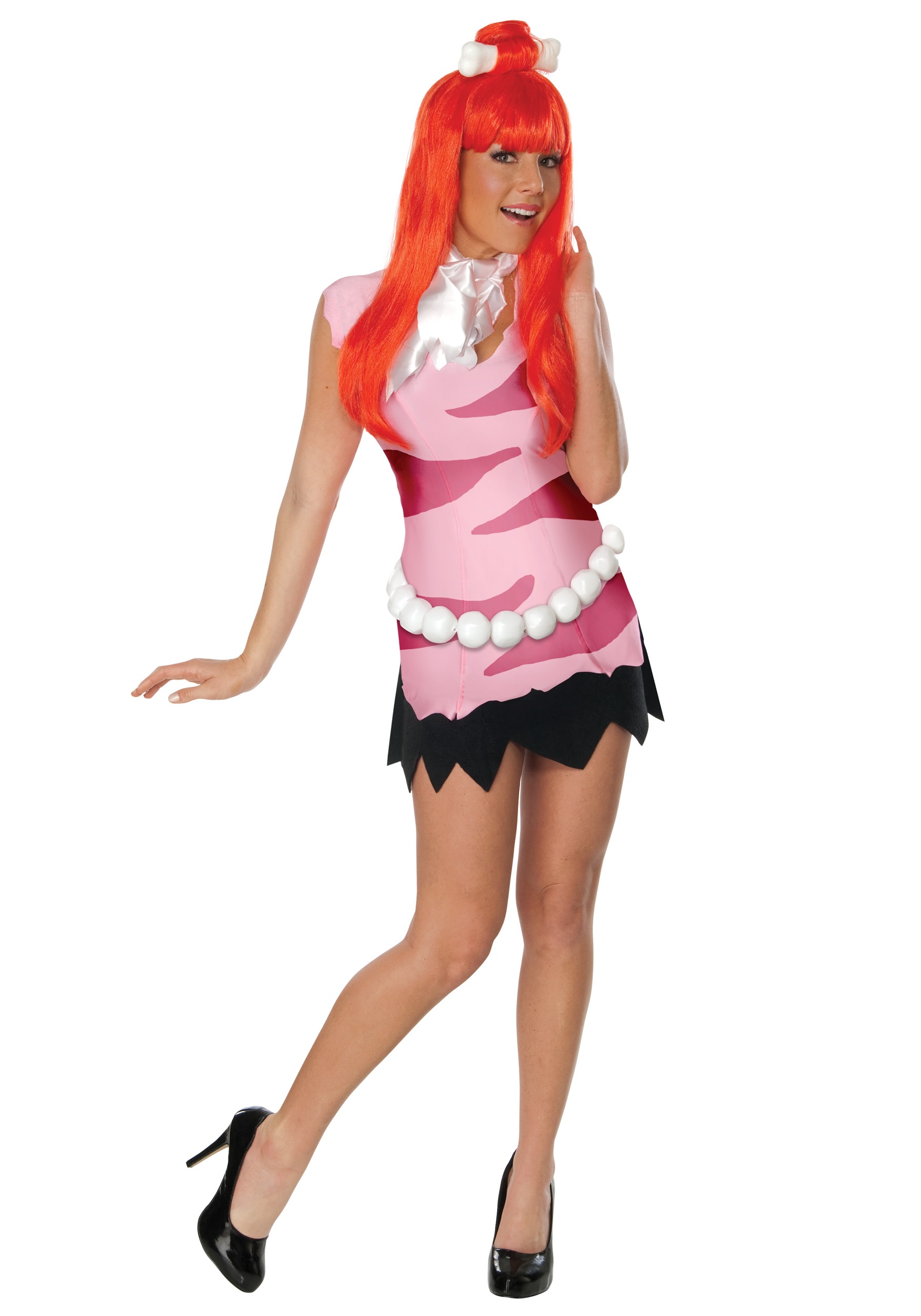 Add the finishing touch to your Flintstones group costume with this adult P...