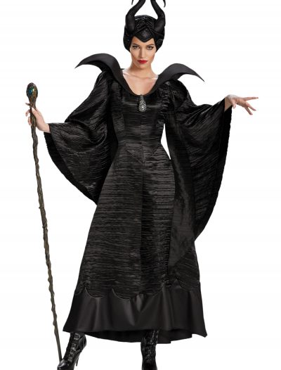 Adult Plus Size Deluxe Maleficent Christening Gown Costume buy now