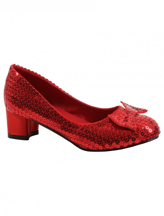 Adult Red Sequin Shoes buy now