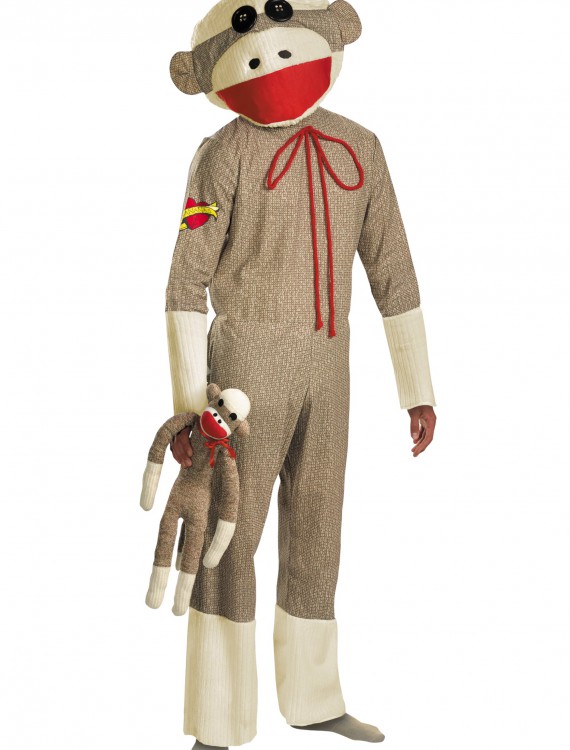 Adult Sock Monkey Costume buy now