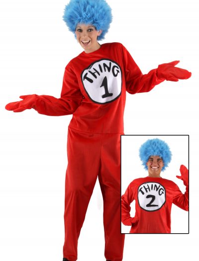 Adult Thing 1 and 2 Costume buy now