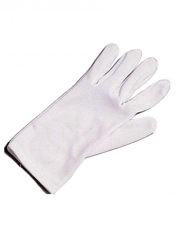 Adult White Costume Gloves buy now