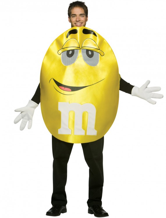 Adult Yellow M&M Costume buy now