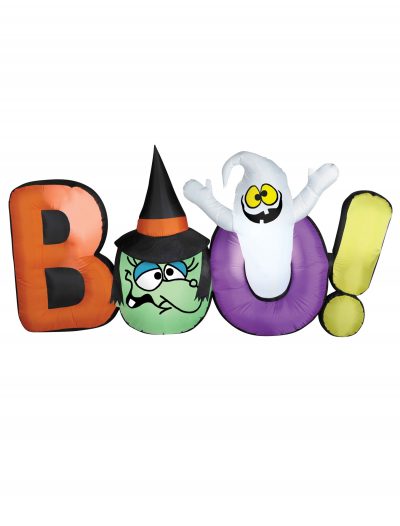 Airblown Boo Sign w/ Witch and Ghost buy now