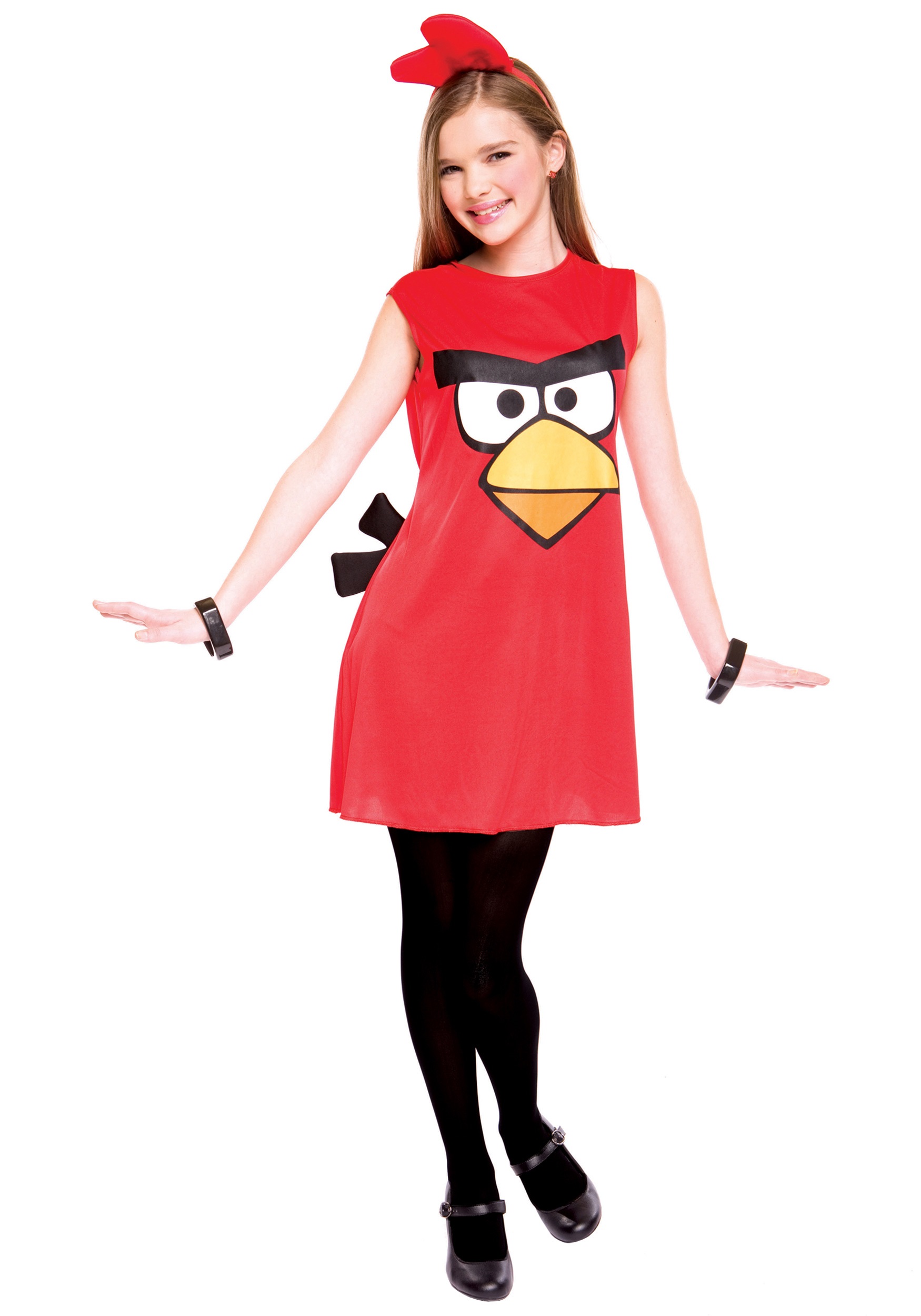 The Angry Birds Tween Red Bird costume is for the kind of girl who'd r...
