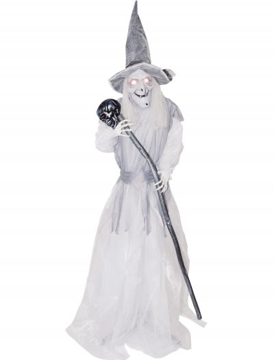 Animated Standing Ghostly Witch with Staff buy now