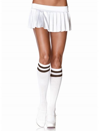 Athletic Knee High Stockings White/Black buy now