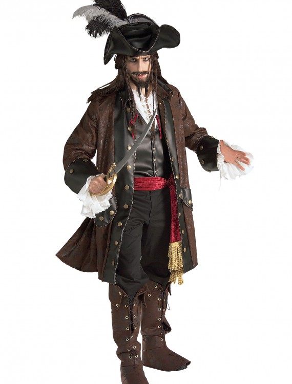 Authentic Caribbean Pirate Adult Costume buy now