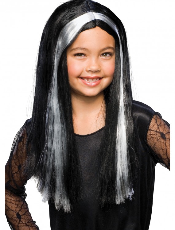Black and Grey Child Witch Wig buy now