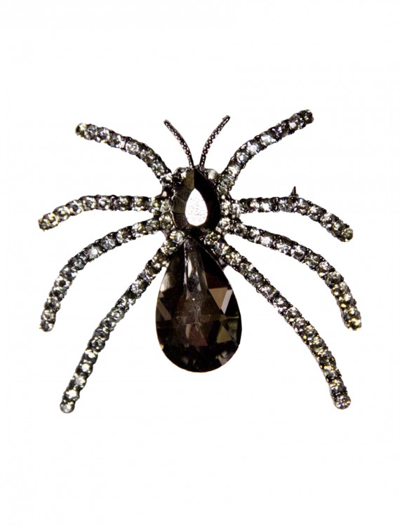 Black Diamond Spider Brooch buy now