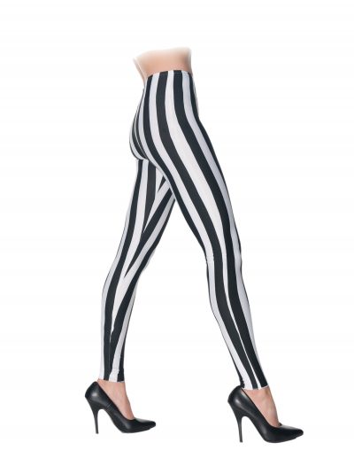Black & White Striped Leggings buy now