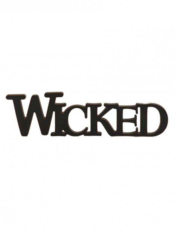 Black Wicked Cutout Sign buy now