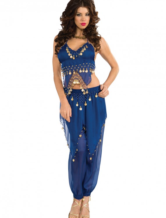 Blue Belly Dancer Costume buy now