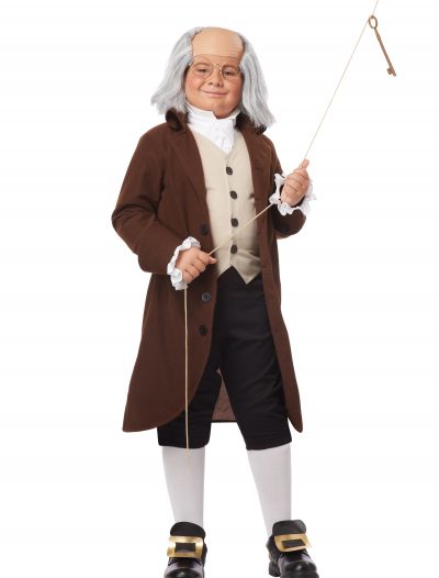 Boys Benjamin Franklin Costume buy now