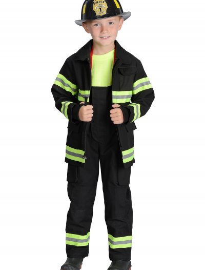 Boys Black Fireman Costume buy now
