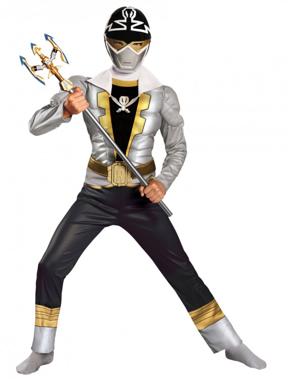 Boys SMF Silver Special Ranger Costume buy now