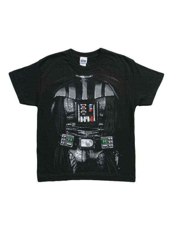 Boys Star Wars Darth Vader Costume T-Shirt buy now