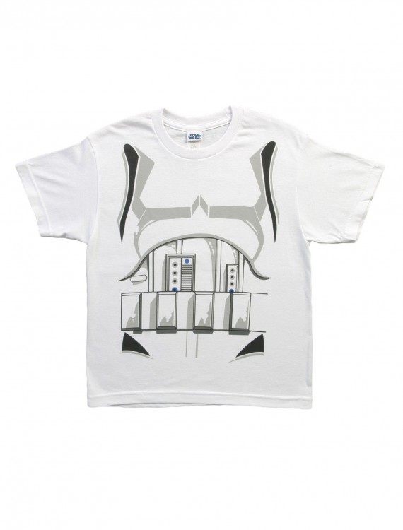 Boys Star Wars I Am Stormtrooper Costume T-Shirt buy now
