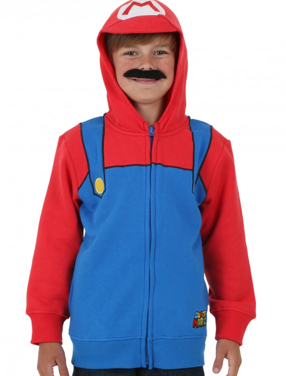 Boys Super Mario Costume Hoodie buy now