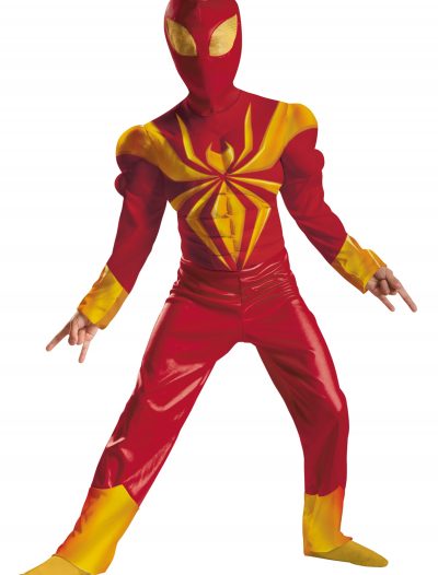 Boys Ultimate Iron Spider-Man Classic Muscle Costume buy now