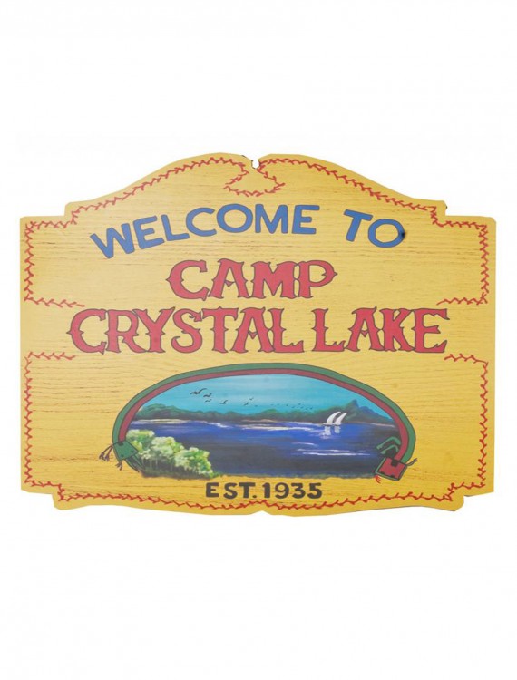 Camp Crystal Lake Sign buy now