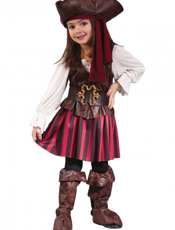 Caribbean Toddler Pirate Girl Costume buy now