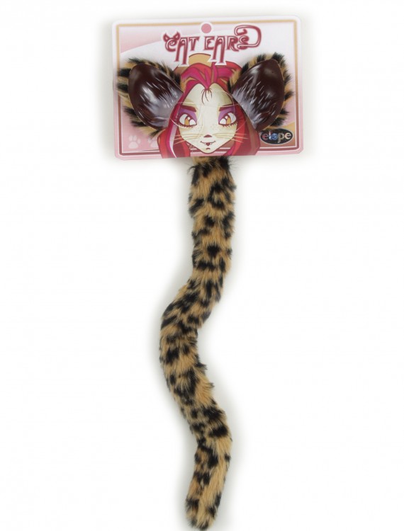Cheetah Cat and Ears Tail Set buy now
