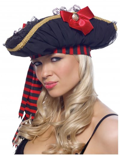 Chiffon Ruched Pirate Hat buy now