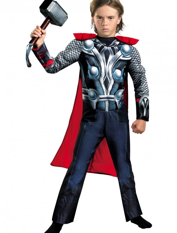 Child Avengers Thor Muscle Costume buy now
