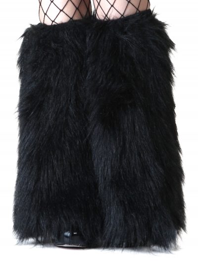Child Black Furry Boot Covers buy now