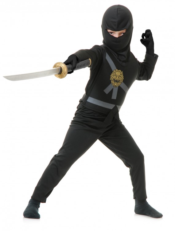 Child Black Ninja Master Costume buy now