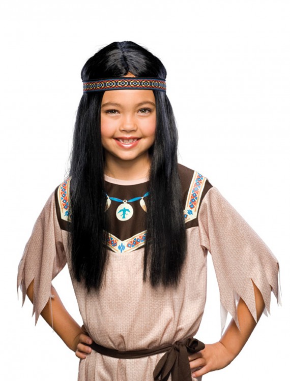 Child Black Pocahontas Wig buy now