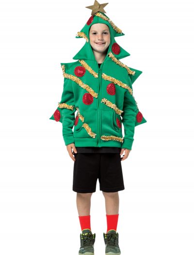 Child Christmas Tree Hooded Sweatshirt buy now