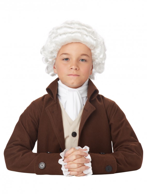 Child Colonial Man Wig buy now