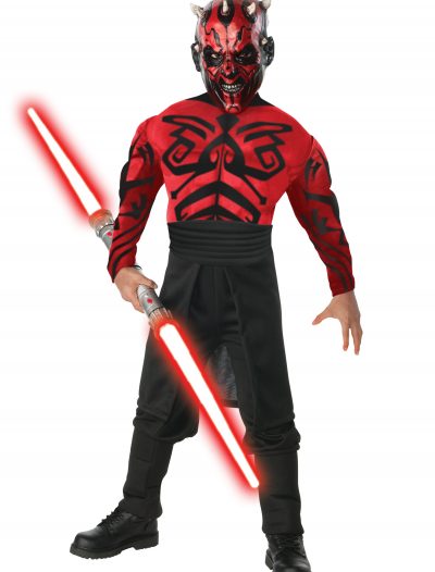 Child Deluxe Muscle Chest Darth Maul Costume buy now