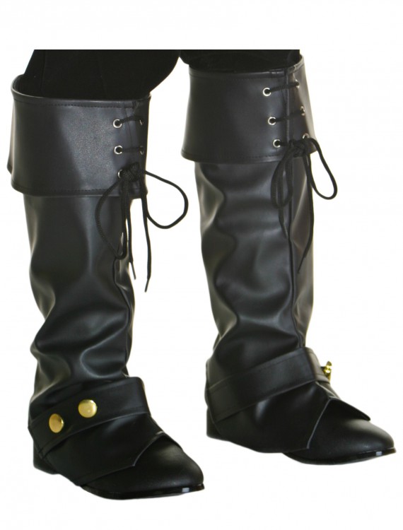 Child Deluxe Pirate Boot Tops buy now