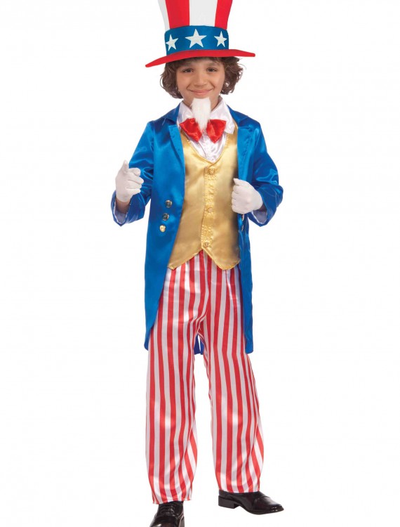 Child Deluxe Uncle Sam Costume buy now